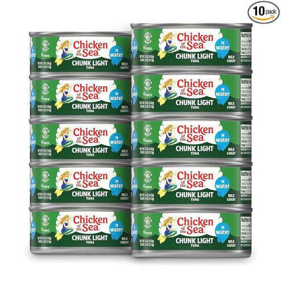 Chicken of the Sea Chunk Light Tuna 10-Pack (5oz)